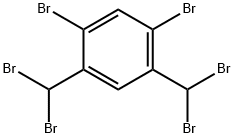 1,5-dibromo-2,4-bis(dibromomethyl)benzene Struktur