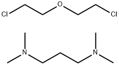 1,3-Propanediamine, N,N,N',N'-tetramethyl-, polymer with 1,1'-oxybis(2-chloroethane) Struktur