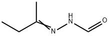 Hydrazinecarboxaldehyde, 2-(1-methylpropylidene)- Struktur