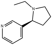 Pyridine, 3-[(2S)-1-ethyl-2-pyrrolidinyl]- Struktur