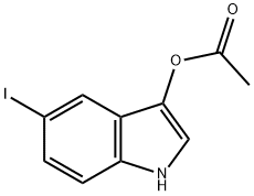 5-Iodo-3-indoxyl acetate Struktur