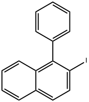 Naphthalene, 2-iodo-1-phenyl- Struktur