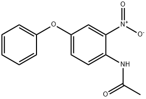 Acetamide, N-(2-nitro-4-phenoxyphenyl)- Struktur