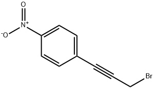 Benzene, 1-(3-bromo-1-propyn-1-yl)-4-nitro- Struktur