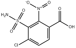 Benzoic acid, 3-(aminosulfonyl)-4-chloro-2-nitro- Struktur