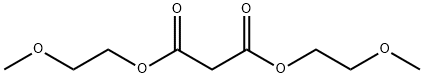 Propanedioic acid, 1,3-bis(2-methoxyethyl) ester Struktur