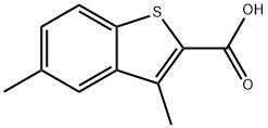 3,5-dimethyl-1-benzothiophene-2-carboxylic acid Struktur