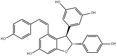 cis-ε-Viniferin Struktur