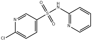 3-Pyridinesulfonamide, 6-chloro-N-2-pyridinyl- Struktur