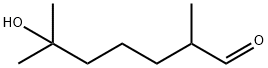 Heptanal, 6-hydroxy-2,6-dimethyl- Struktur