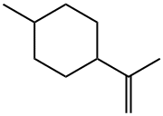 Cyclohexane, 1-methyl-4-(1-methylethenyl)- Struktur