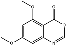 4H-3,1-Benzoxazin-4-one, 5,7-dimethoxy- Struktur