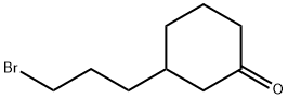 Cyclohexanone, 3-(3-bromopropyl)- Struktur