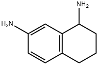 1,2,3,4-tetrahydronaphthalene-1,7-diamine Struktur