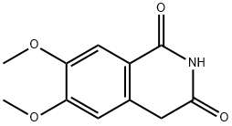 1,3(2H,4H)-Isoquinolinedione, 6,7-dimethoxy- Struktur