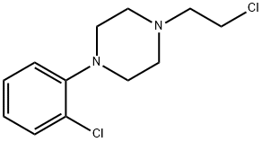 Piperazine, 1-(2-chloroethyl)-4-(2-chlorophenyl)- Struktur