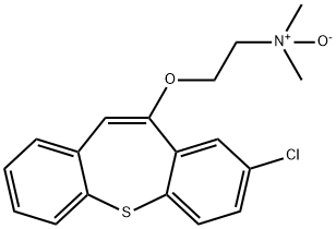 Ethanamine, 2-[(8-chlorodibenzo[b,f]thiepin-10-yl)oxy]-N,N-dimethyl-, N-oxide Struktur