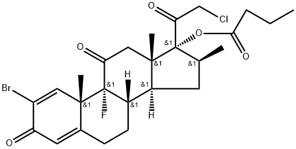 Clobetasone Butyrate EP Impurity D Struktur