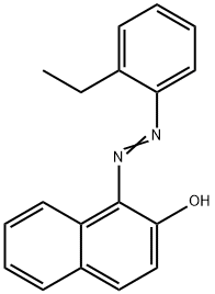 2-Naphthalenol, 1-[2-(2-ethylphenyl)diazenyl]- Struktur