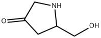 3-Pyrrolidinone,5-(hydroxymethyl)- Struktur