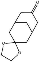 Spiro[bicyclo[3.3.1]nonane-3,2'-[1,3]dioxolan]-7-one Struktur