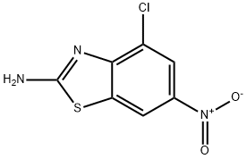 2-Amino-4-chloro-6-nitrobenzothiazole Struktur