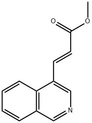 2-Propenoic acid, 3-(4-isoquinolinyl)-, methyl ester, (2E)- Struktur