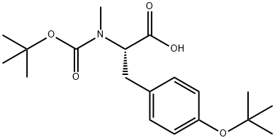 Boc-N-Me-Tyr(tbu)-OH, 66638-37-7, 結(jié)構(gòu)式