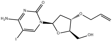 2'-Deoxy-5-iodo-3'-O-2-propen-1-yl-cytidine Struktur