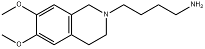 2(1H)-Isoquinolinebutanamine, 3,4-dihydro-6,7-dimethoxy- Struktur