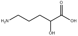 Pentanoic acid, 5-amino-2-hydroxy- Struktur