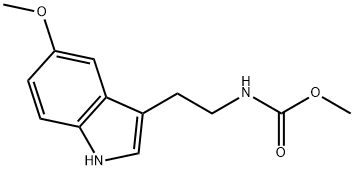 5-methoxy-Nb-(methoxycarbonyl)tryptamine Struktur