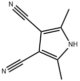 1H-Pyrrole-3,4-dicarbonitrile, 2,5-dimethyl- Struktur