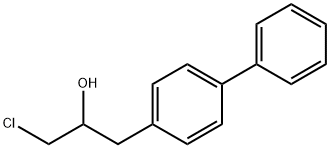 4-Biphenylethanol, α-(chloromethyl)- Struktur