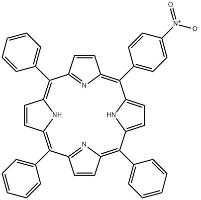 5-(4-Nitrophenyl)-10,15,20-(triphenyl)porphyrin, 98% Struktur