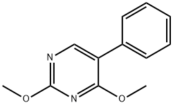 2,4-Dimethoxy-5-phenylpyrimidine Struktur