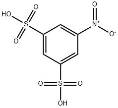 1,3-Benzenedisulfonic acid, 5-nitro- Struktur