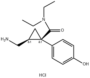 p-Hydroxy Levomilnacipran Hydrochloride Struktur