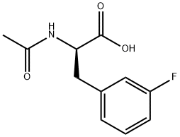 Ac-D-Phe(3-F)-OH Struktur