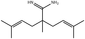 4-Hexenimidamide, 2,5-dimethyl-2-(3-methyl-2-buten-1-yl)- Struktur