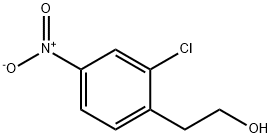 Benzeneethanol, 2-chloro-4-nitro- Struktur