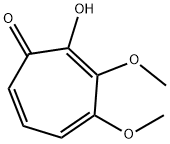 2,4,6-Cycloheptatrien-1-one, 2-hydroxy-3,4-dimethoxy- Struktur