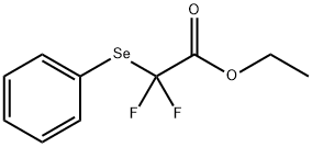 Acetic acid, 2,2-difluoro-2-(phenylseleno)-, ethyl ester Struktur