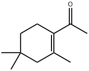 1-(2,4,4-Trimethyl-cyclohex-1-enyl)-ethanone Struktur