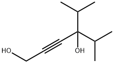 2-Hexyne-1,4-diol, 5-methyl-4-(1-methylethyl)- Struktur