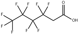 Hexanoic acid, 3,3,4,4,5,5,6,6,6-nonafluoro- Struktur