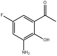 1-(3-Amino-5-fluoro-2-hydroxyphenyl)ethanone Struktur