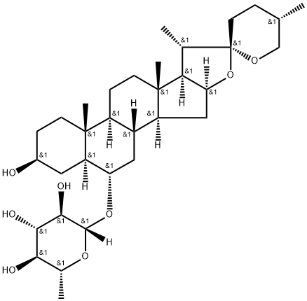 Neochlorogenin 6-O-β-D-quinovopyranoside Struktur