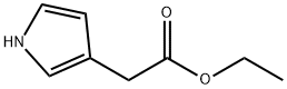 1H-Pyrrole-3-acetic acid, ethyl ester Struktur