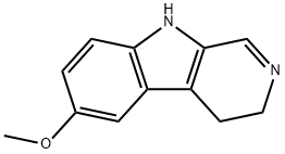 3H-Pyrido[3,4-b]indole, 4,9-dihydro-6-methoxy- Struktur